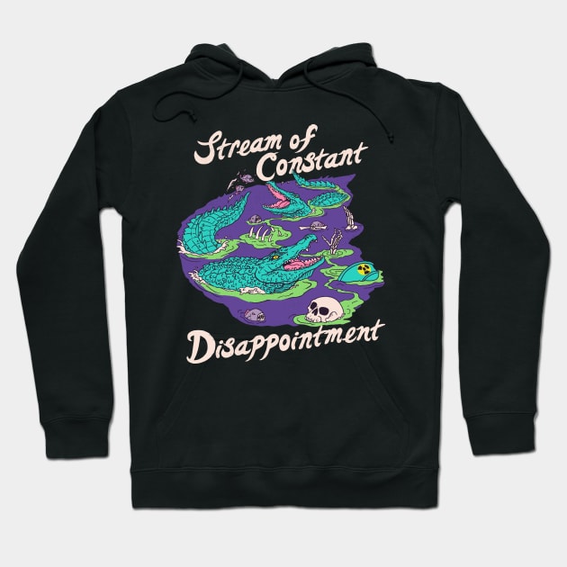 Stream of Constant Disappointment Hoodie by Hillary White Rabbit